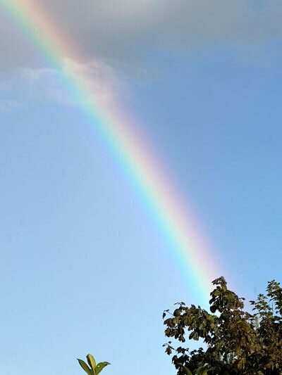 Regenbogen am Himmel